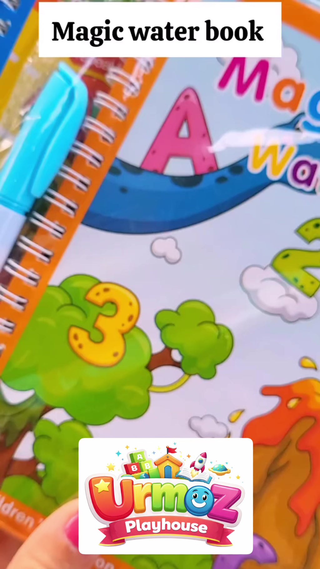 Magic Water Coloring Book Set